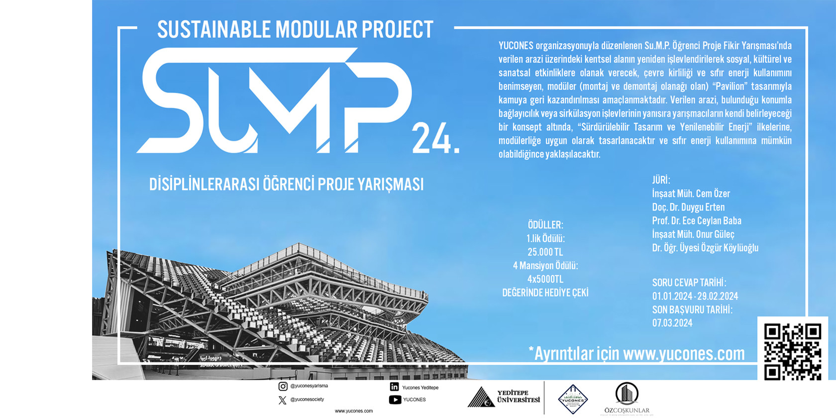 Sustainable Modular Project (SU.M.P.) Disiplinler Arası Öğrenci Proje Yarışması
