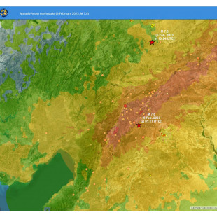 UNOSAT: Uydu Aracılığı ile Depremin Etkilerini Takip Etme
