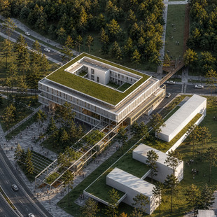 2. Mansiyon - Kuşadası Belediyesi Hizmet Binası Mimari Proje Yarışması