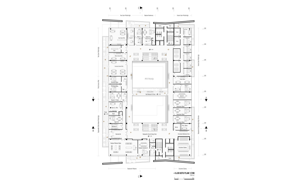 1. Mansiyon - Kuşadası Belediyesi Hizmet Binası Mimari Proje Yarışması