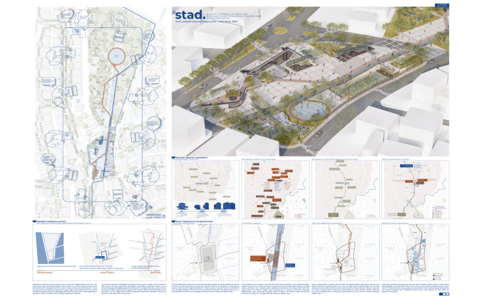 Eşdeğer Ödül (47193 ) - Ankara Keçiören Belediyesi Fatih Stadı Alanı Tasarımı Fikir Projesi Yarışması