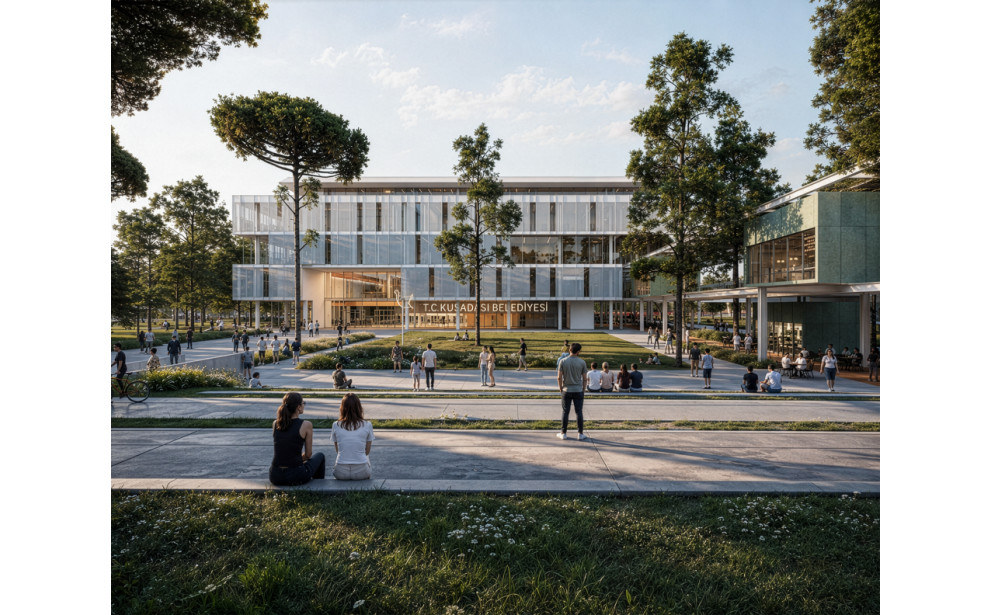 2. Mansiyon - Kuşadası Belediyesi Hizmet Binası Mimari Proje Yarışması