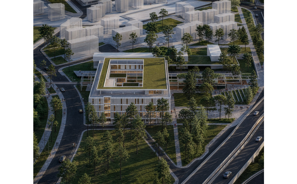2. Mansiyon - Kuşadası Belediyesi Hizmet Binası Mimari Proje Yarışması