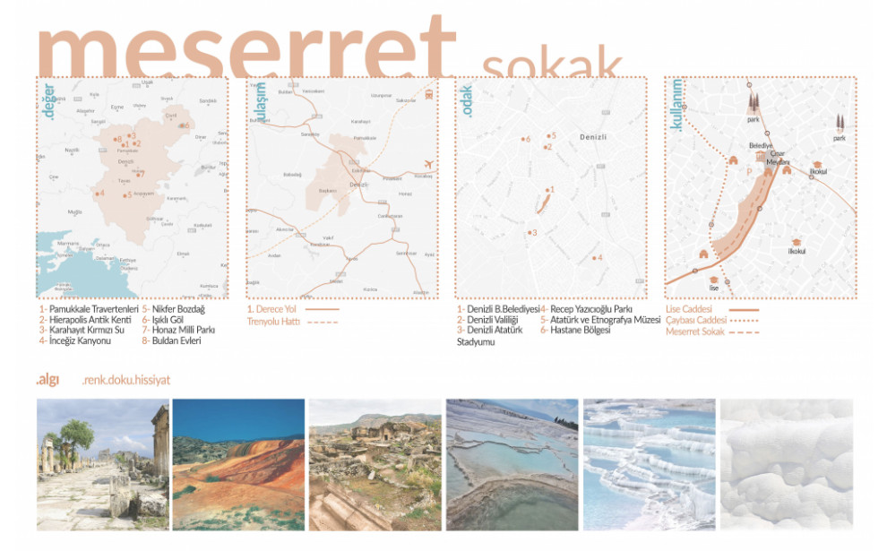 EŞDEĞER ÖDÜL, (ÖĞRENCİ KATEGORİSİ) Merkezefendi Belediyesi Meserret Sokak Yaşam Kültürü Ulusal Fikir Projesi Yarışması