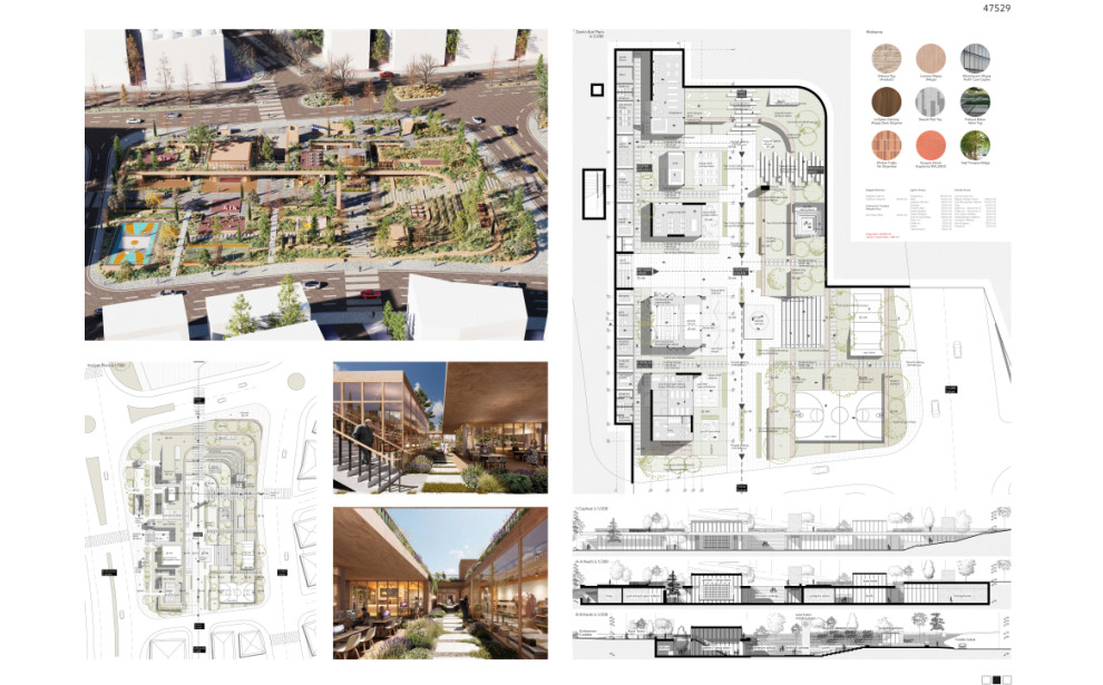 Eşdeğer Ödül (47529) - Ankara Keçiören Belediyesi Fatih Stadı Alanı Tasarımı Fikir Projesi Yarışması