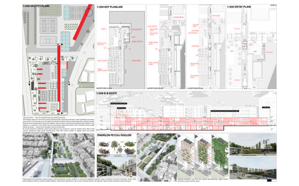 Mansiyon (97813) - Ankara Keçiören Belediyesi Fatih Stadı Alanı Tasarımı Fikir Projesi Yarışması