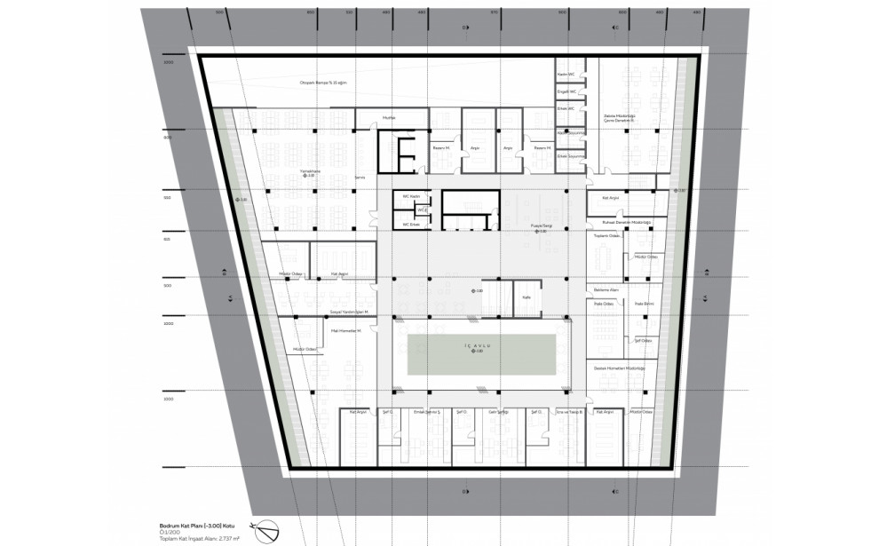1. Mansiyon, Torbalı Belediyesi Belediye Hizmet Binası Pazaryeri ve Otopark ile Yakın Çevresi Ulusal Mimari Proje Yarışması