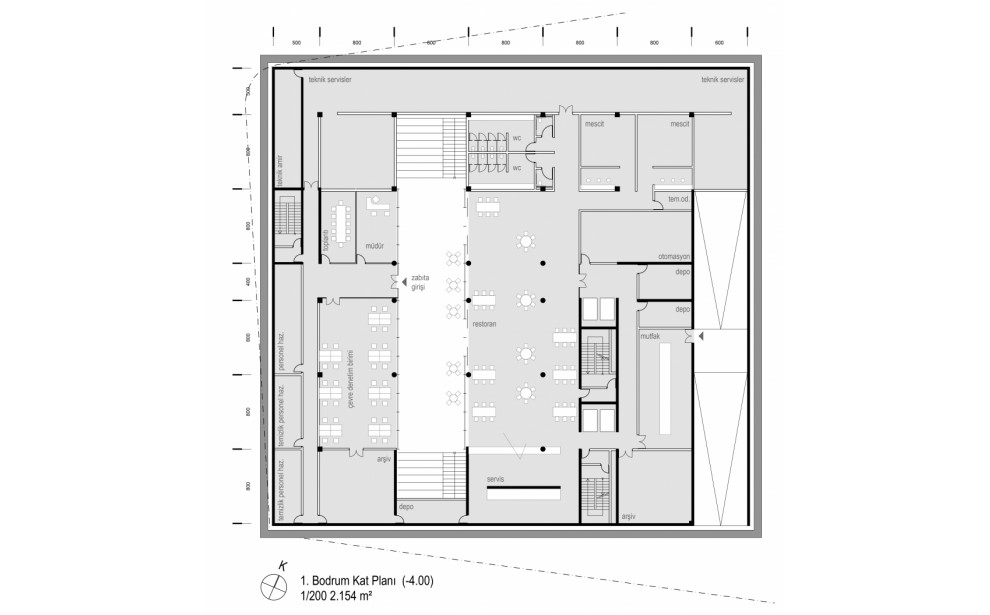 2. ÖDÜL, Torbalı Belediyesi Belediye Hizmet Binası Pazaryeri ve Otopark ile Yakın Çevresi Ulusal Mimari Proje Yarışması