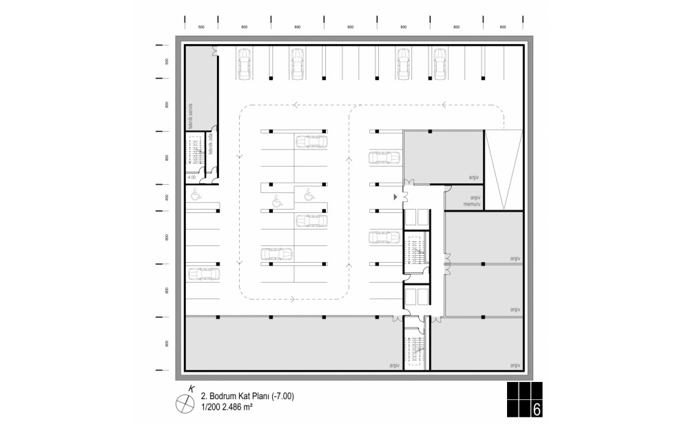 2. ÖDÜL, Torbalı Belediyesi Belediye Hizmet Binası Pazaryeri ve Otopark ile Yakın Çevresi Ulusal Mimari Proje Yarışması