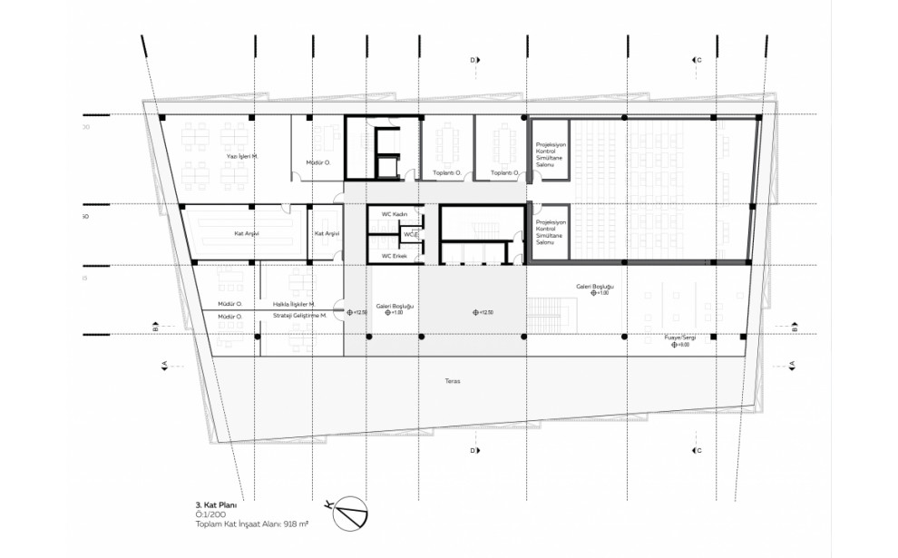 1. Mansiyon, Torbalı Belediyesi Belediye Hizmet Binası Pazaryeri ve Otopark ile Yakın Çevresi Ulusal Mimari Proje Yarışması
