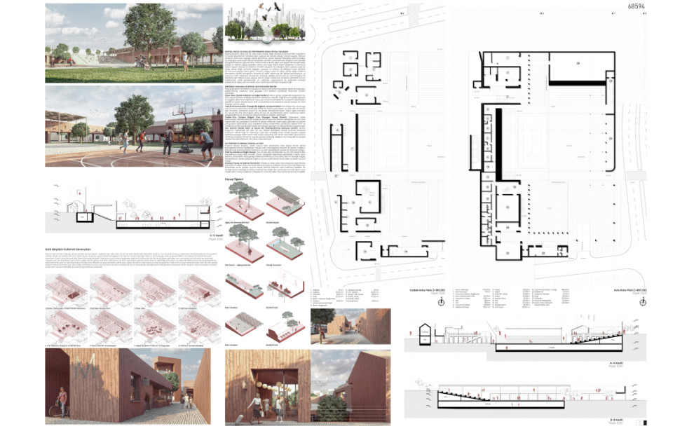 Mansiyon (68594) - Ankara Keçiören Belediyesi Fatih Stadı Alanı Tasarımı Fikir Projesi Yarışması