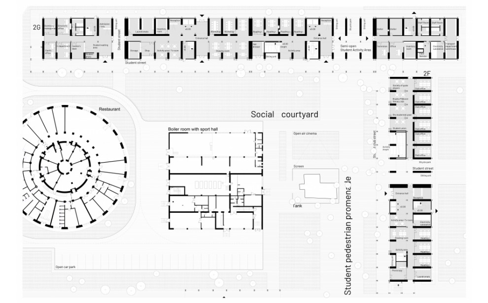 International Competition For The Student City Complex In Novi Beograd