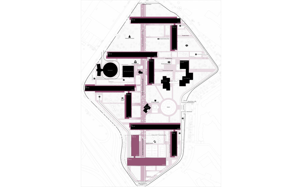 International Competition For The Student City Complex In Novi Beograd