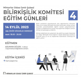 Mimarlar Odası İzmir Şubesi Bilirkişilik Komitesi Eğitim Günleri-4