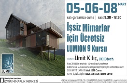 İşsiz Mimarlar İçin Ücretsiz Lumion 9 Kursu Başlıyor