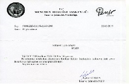 Menemen Belediye Başkanlığı tarafından düzenlenen Kubilay Kültür Merkezinin kafeterya önü çevre düzenlemesi için açılan yarışma iptal edildi