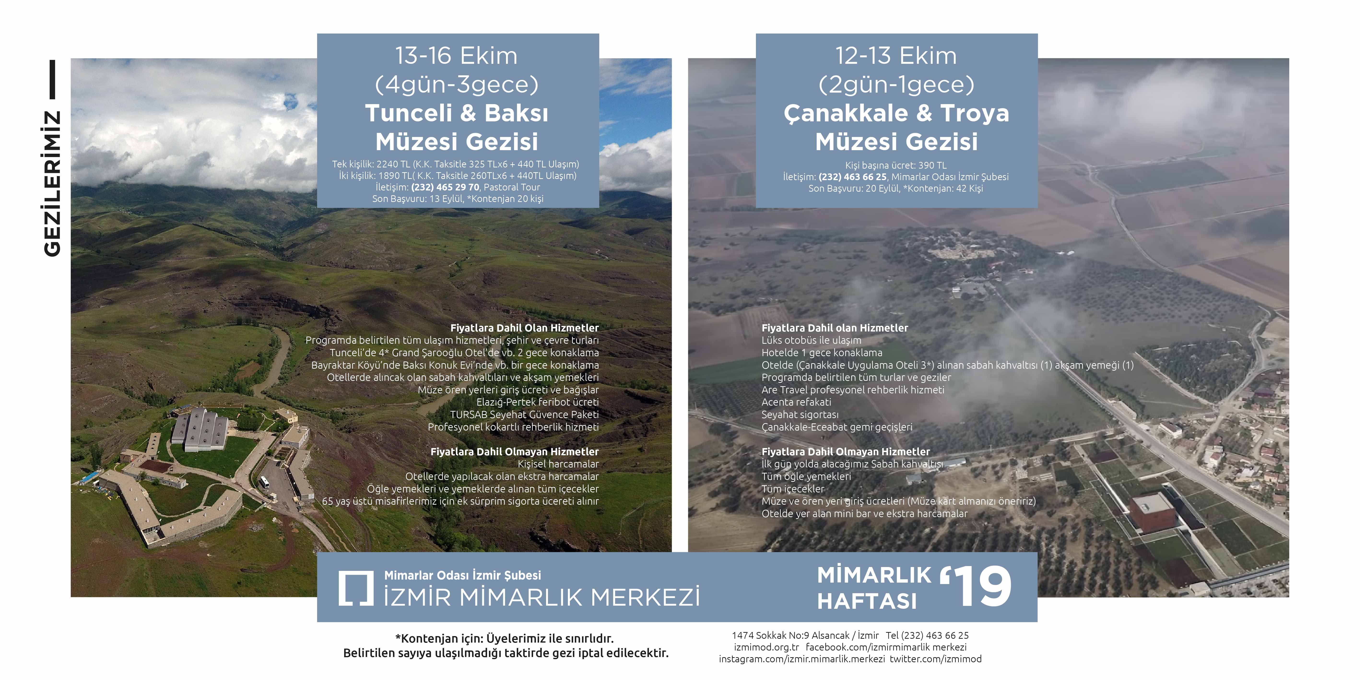 Mimarlık Haftası '19 Gezilerimiz...