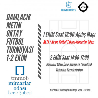 Mimarlar Odası Damlacık Metin Oktay Futbol Turnuvası'nda!