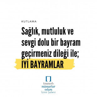 Kutlama: İyi Bayramlar!