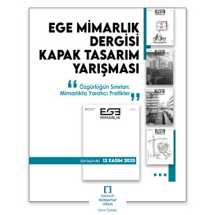 EGE MİMARLIK DERGİSİ KAPAK YARIŞMASI SONUÇLANDI