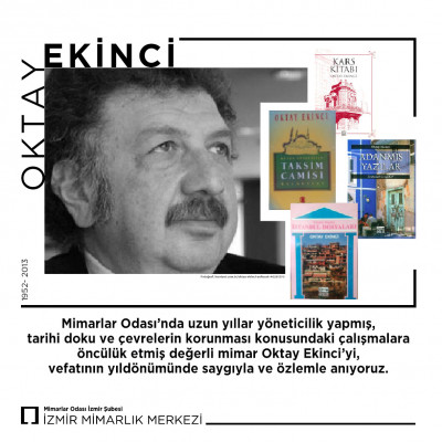 Oktay Ekinci’yi Vefatının Yıldönümünde Saygıyla ve Özlemle Anıyoruz