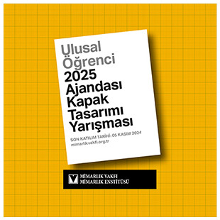 Mimarlık Vakfı Enstitüsü’nden “Ulusal Öğrenci 2025 Ajandası Kapak Tasarımı Yarışması