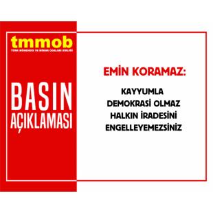 KAYYUMLA DEMOKRASİ OLMAZ HALKIN İRADESİNİ ENGELLEYEMEZSİNİZ