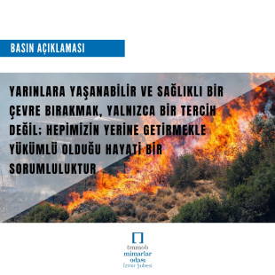 YARINLARA YAŞANABİLİR VE SAĞLIKLI BİR ÇEVRE BIRAKMAK, YALNIZCA BİR TERCİH DEĞİL; HEPİMİZİN YERİNE GETİRMEKLE YÜKÜMLÜ OLDUĞU HAYATİ BİR SORUMLULUKTUR