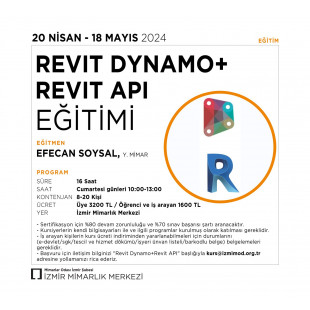 REVIT DYNAMO+REVIT API EĞİTİMİ