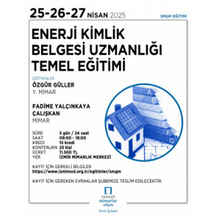 ENERJİ KİMLİK BELGESİ (EKB) UZMANLIĞI 2025