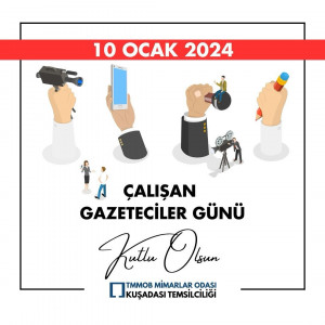 ÇALIŞAN GAZETECİLER GÜNÜ KUTLU OLSUN