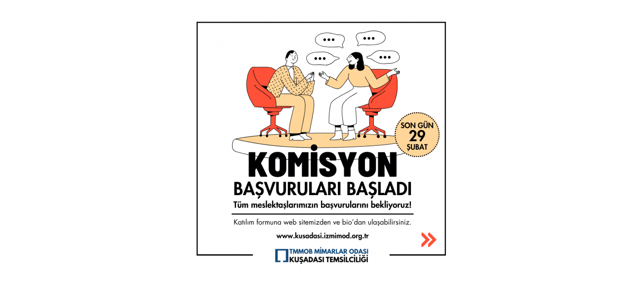 KOMİSYONLARI VE ÇALIŞMA GRUPLARI FAALİYETLERİNE BAŞLIYOR!