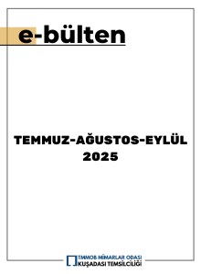 e-BÜLTEN | TEMMUZ - AĞUSTOS - EYLÜL